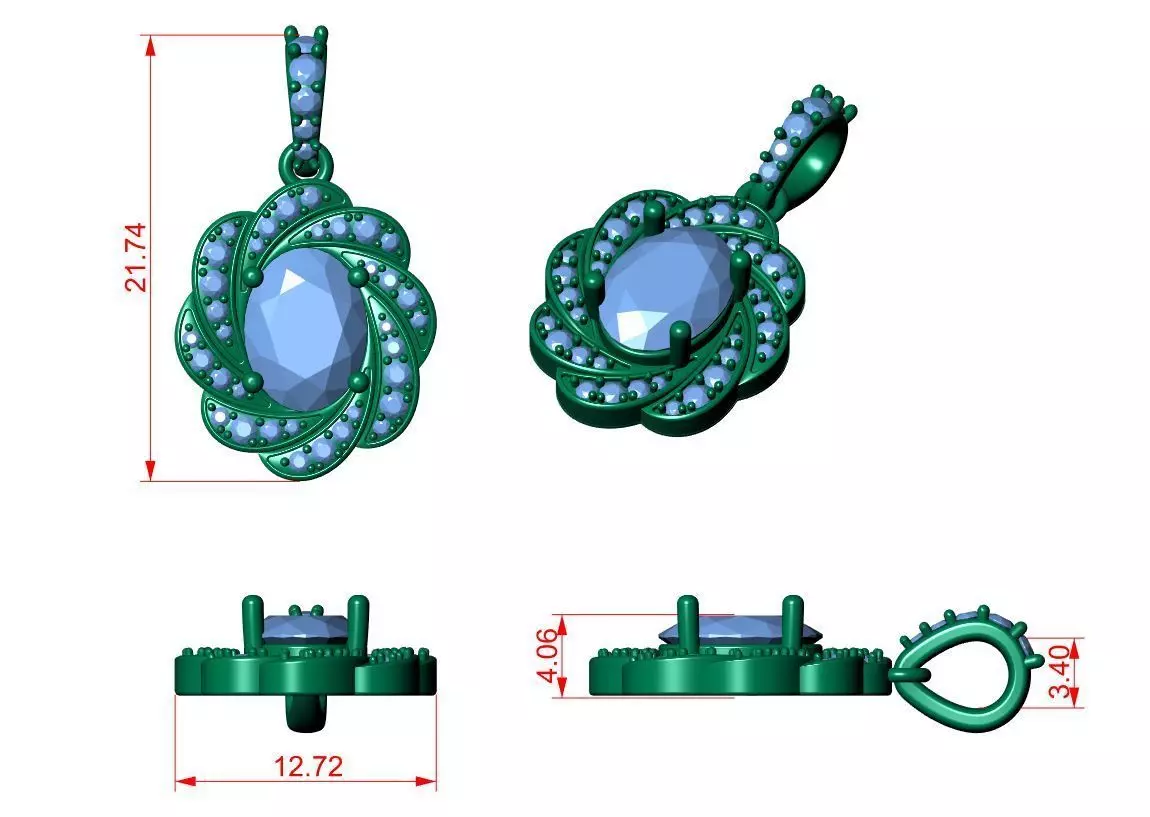 Antiq Pendnat 3D print model_16