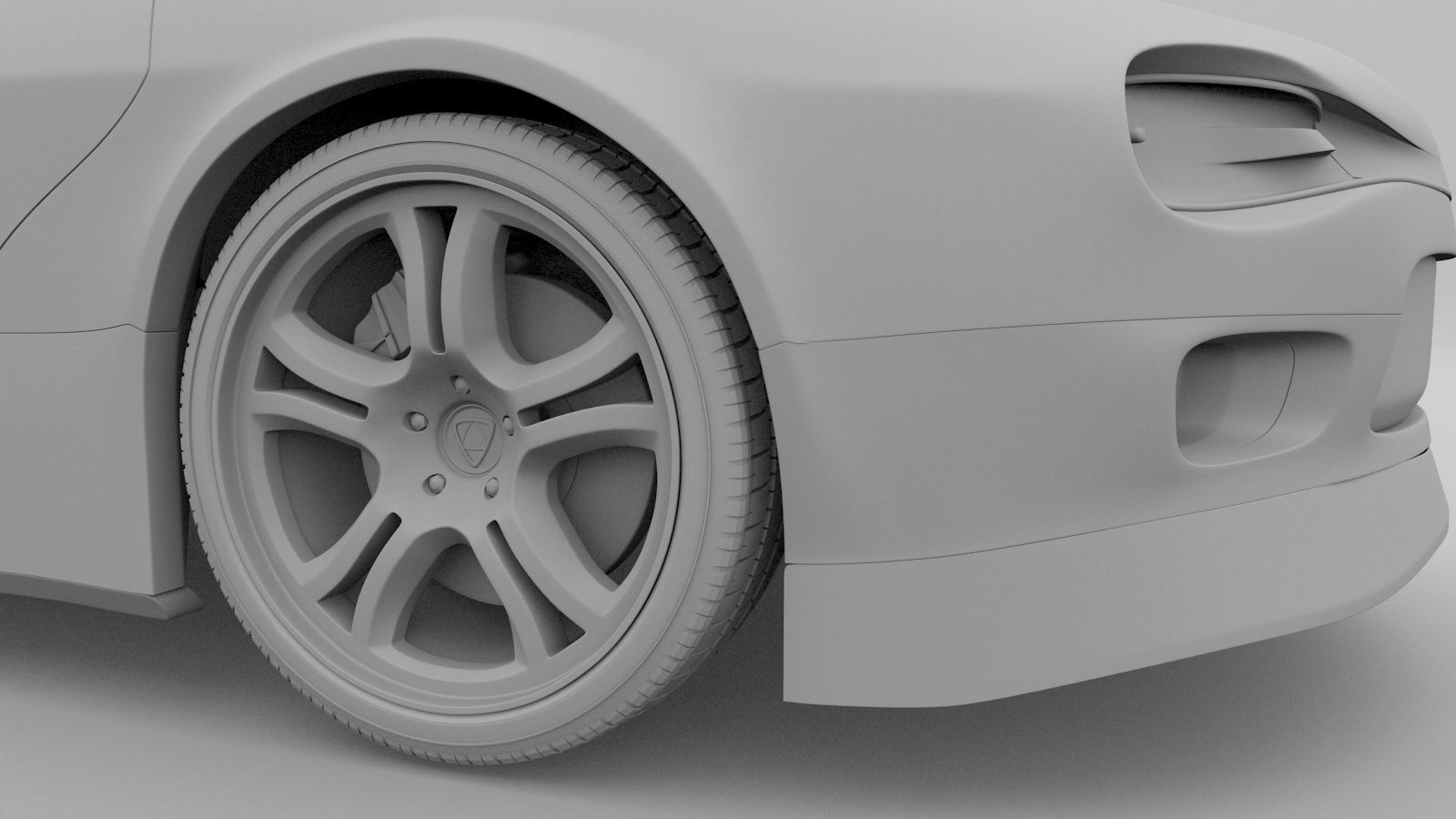 Affekta Cyclonic  Concept Sport car LowPoly Low-poly 3D model_21