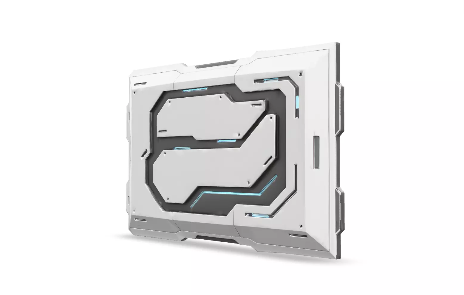 Sci-Fi Lab Kit Low-poly 3D model_3