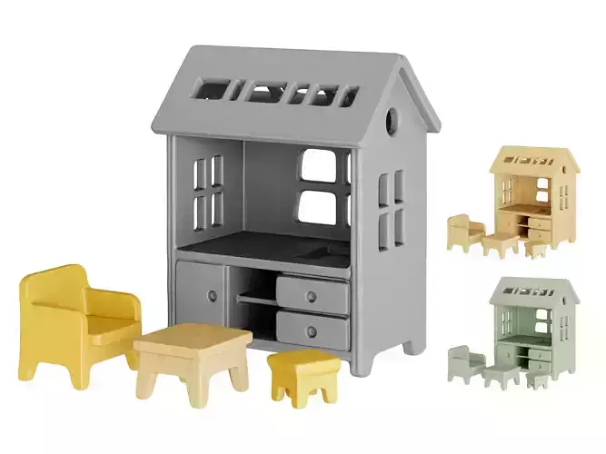 Wooden Kids House Decor