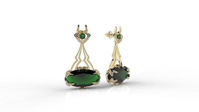 Jewelry Earring Hades 3D print model