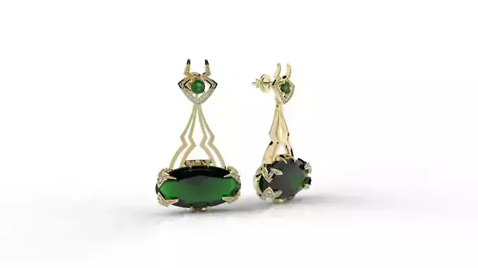 Jewelry Earring Hades 3D print model