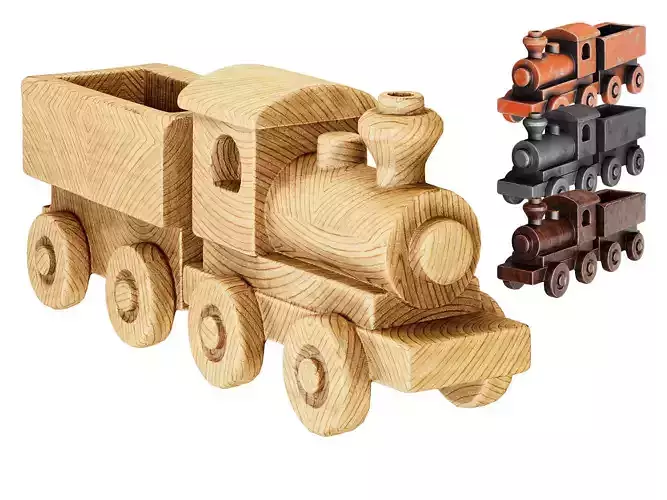 Vintage Toy Train Set 