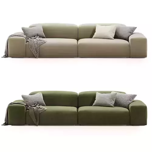 boca sofa 3D model 2