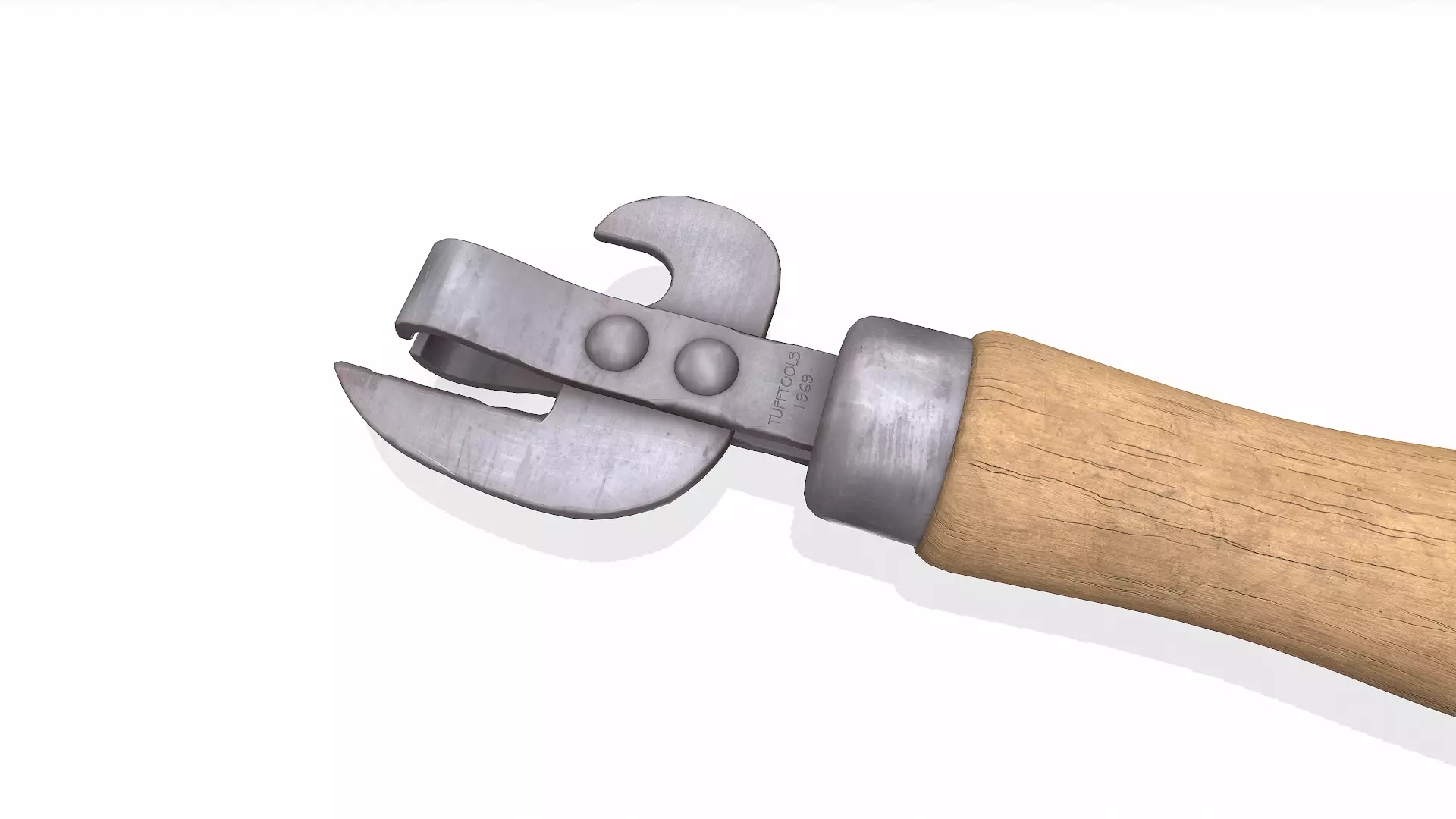 Vintage Can Opener Low-poly PBR Low-poly 3D model_7