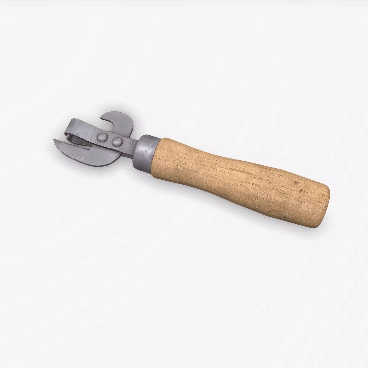 Vintage Can Opener Low-poly PBR Low-poly 3D model_0