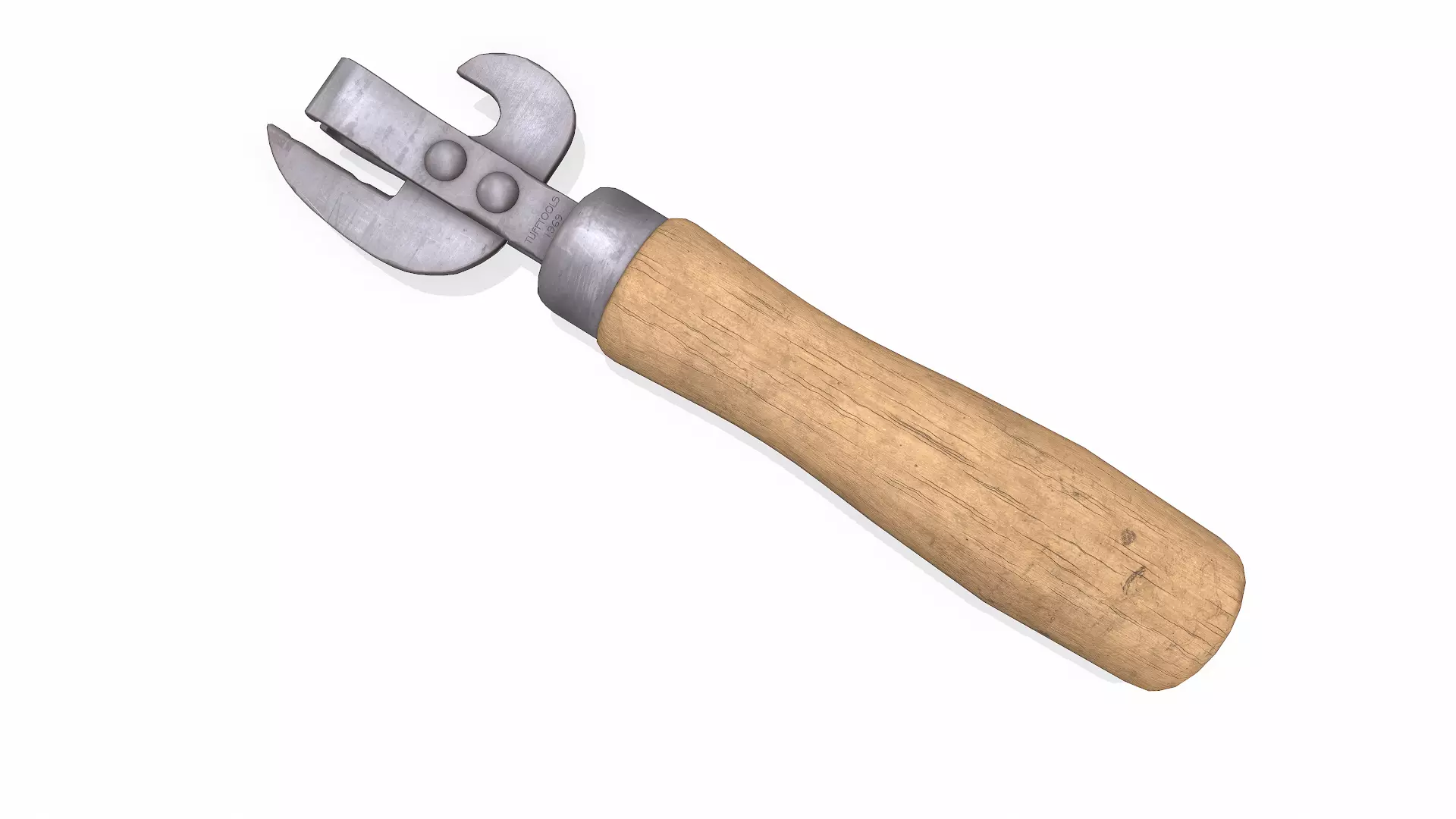 Vintage Can Opener Low-poly PBR Low-poly 3D model_17