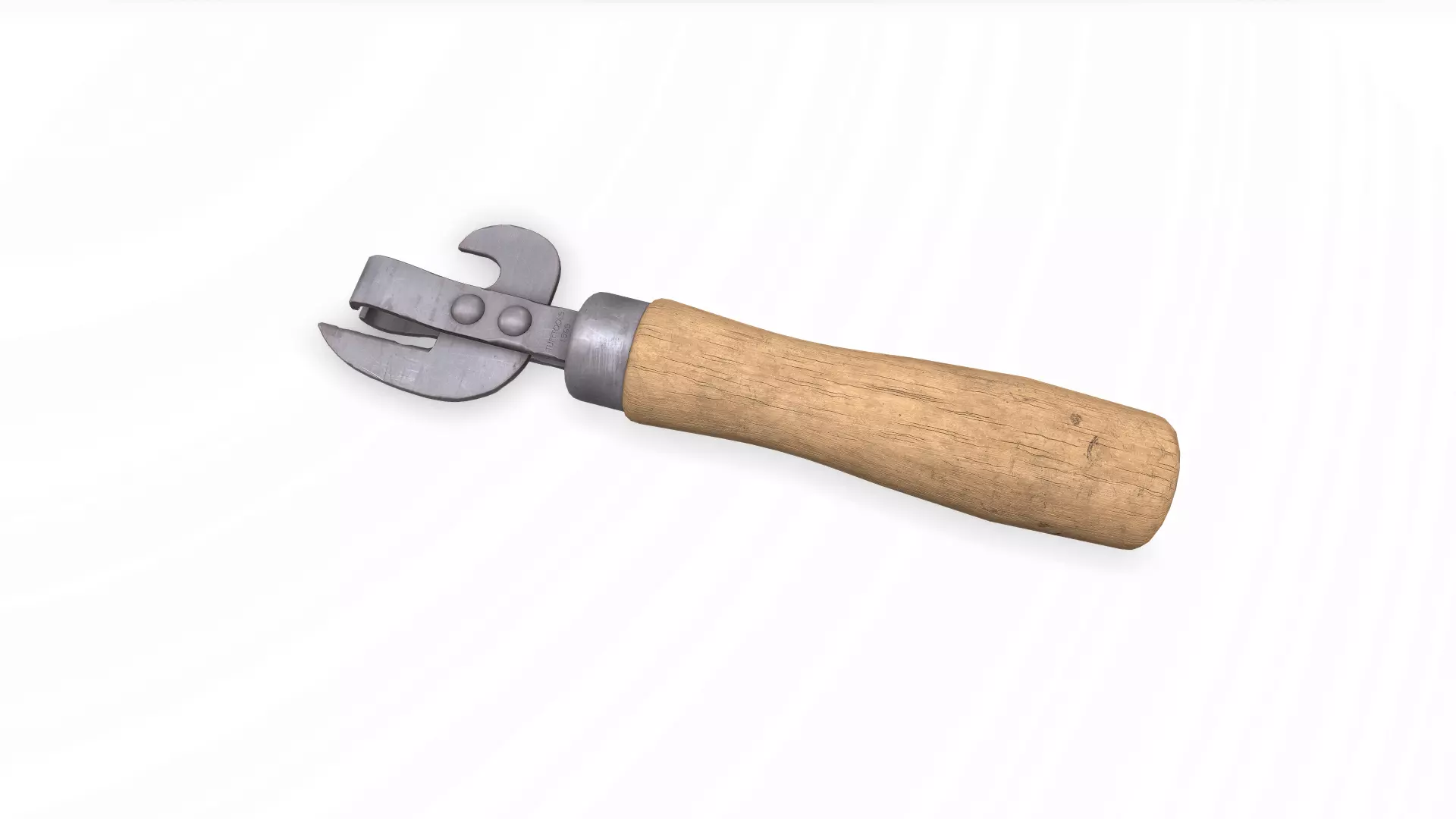 Vintage Can Opener Low-poly PBR Low-poly 3D model_2