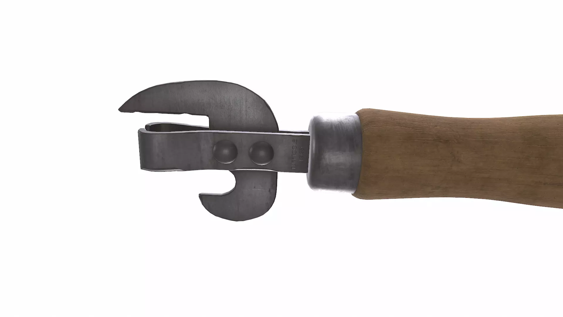 Vintage Can Opener Low-poly PBR Low-poly 3D model_9