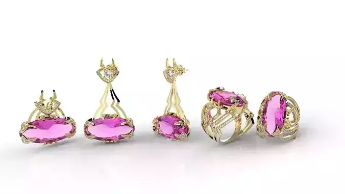 JEWELRY SET GOD HADES 3D print model