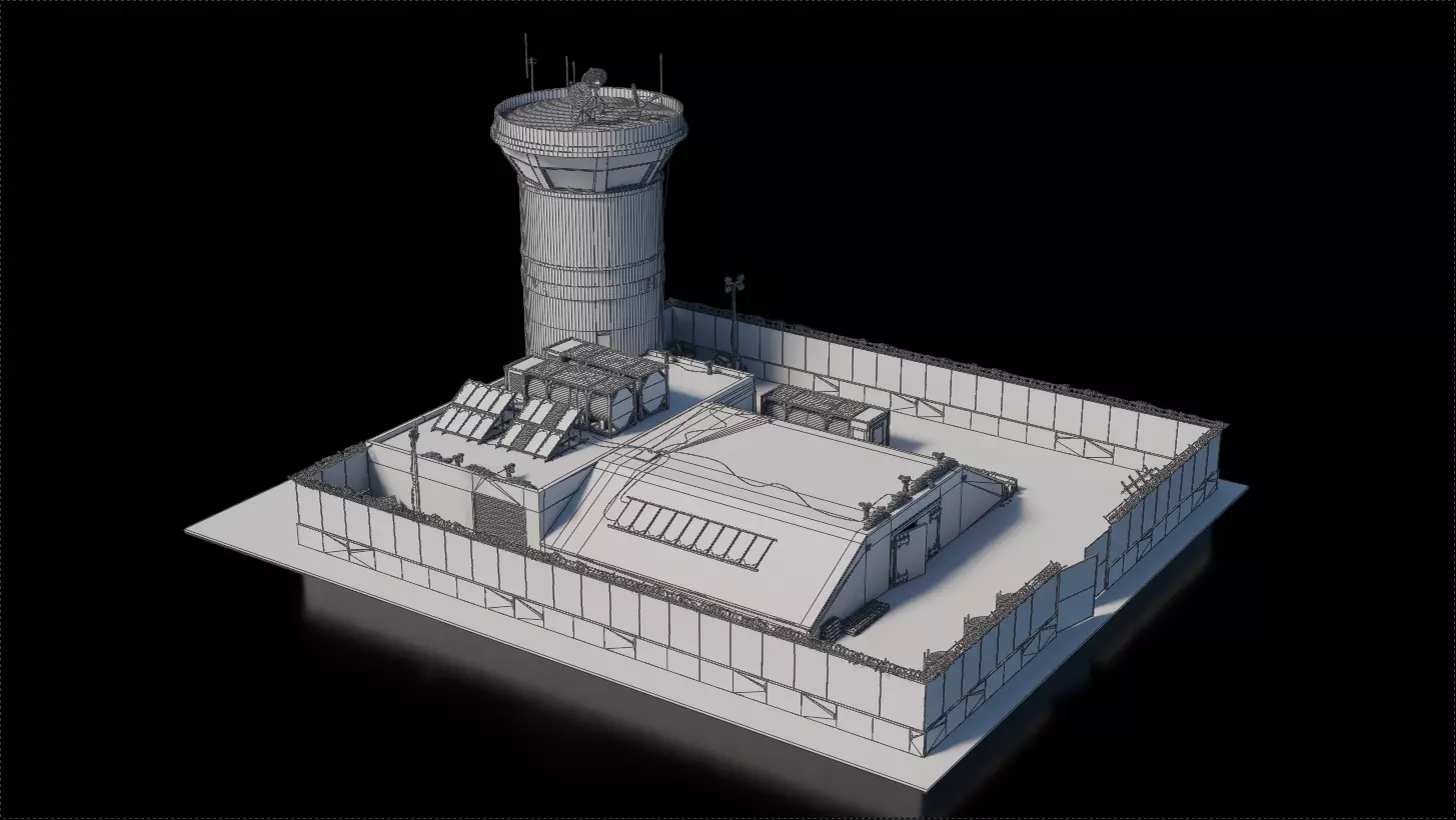 Warzone - Bunker 3D model_7