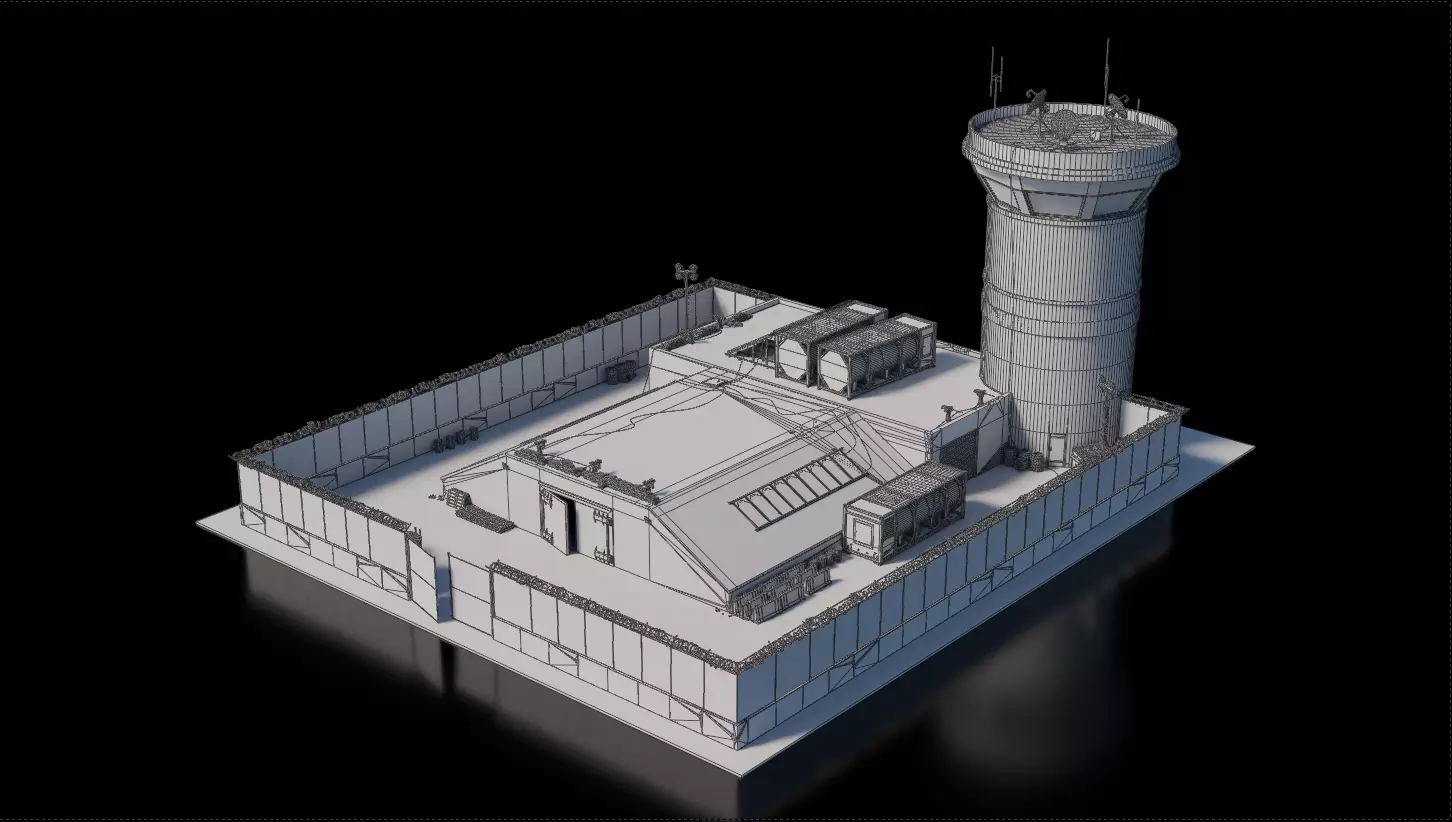 Warzone - Bunker 3D model_4