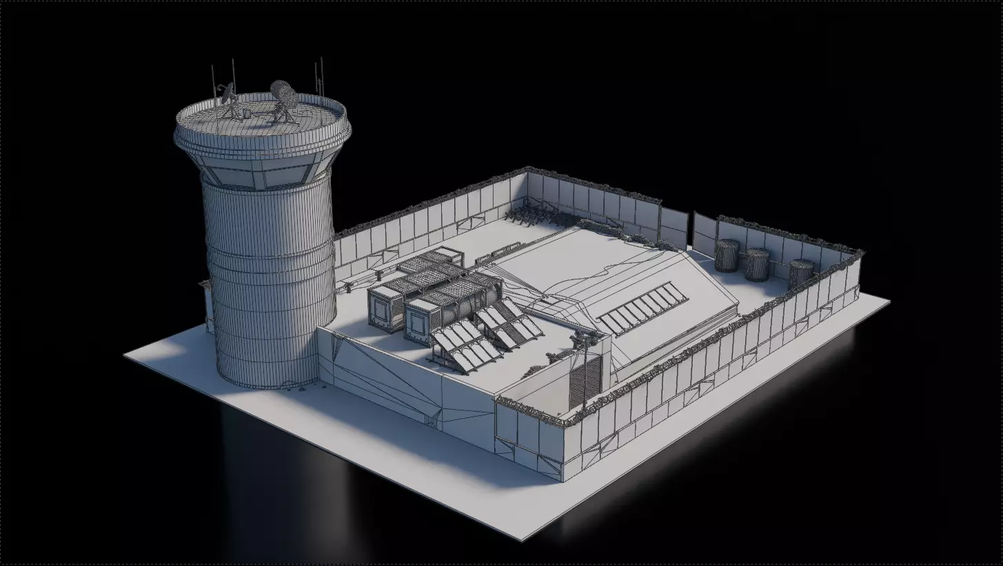 Warzone - Bunker 3D model_5