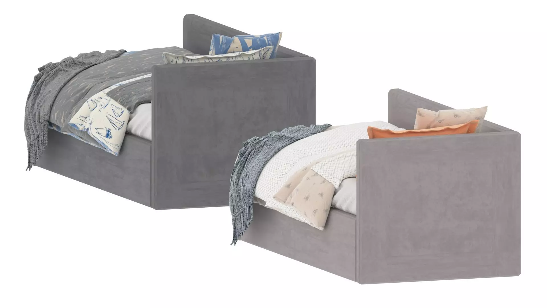 Child Bed Set 3D model_11