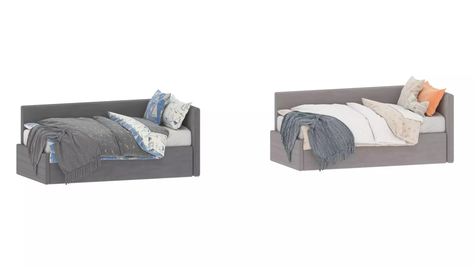 Child Bed Set 3D model_15