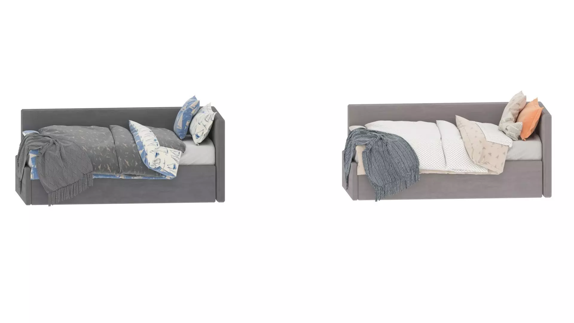 Child Bed Set 3D model_14