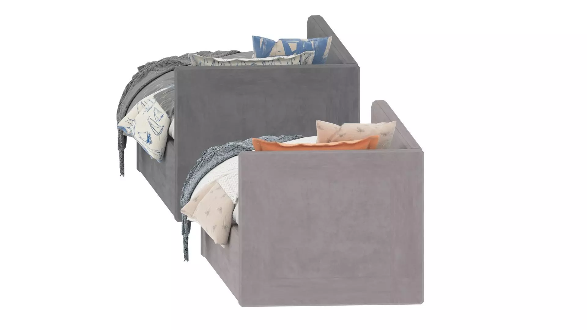 Child Bed Set 3D model_10