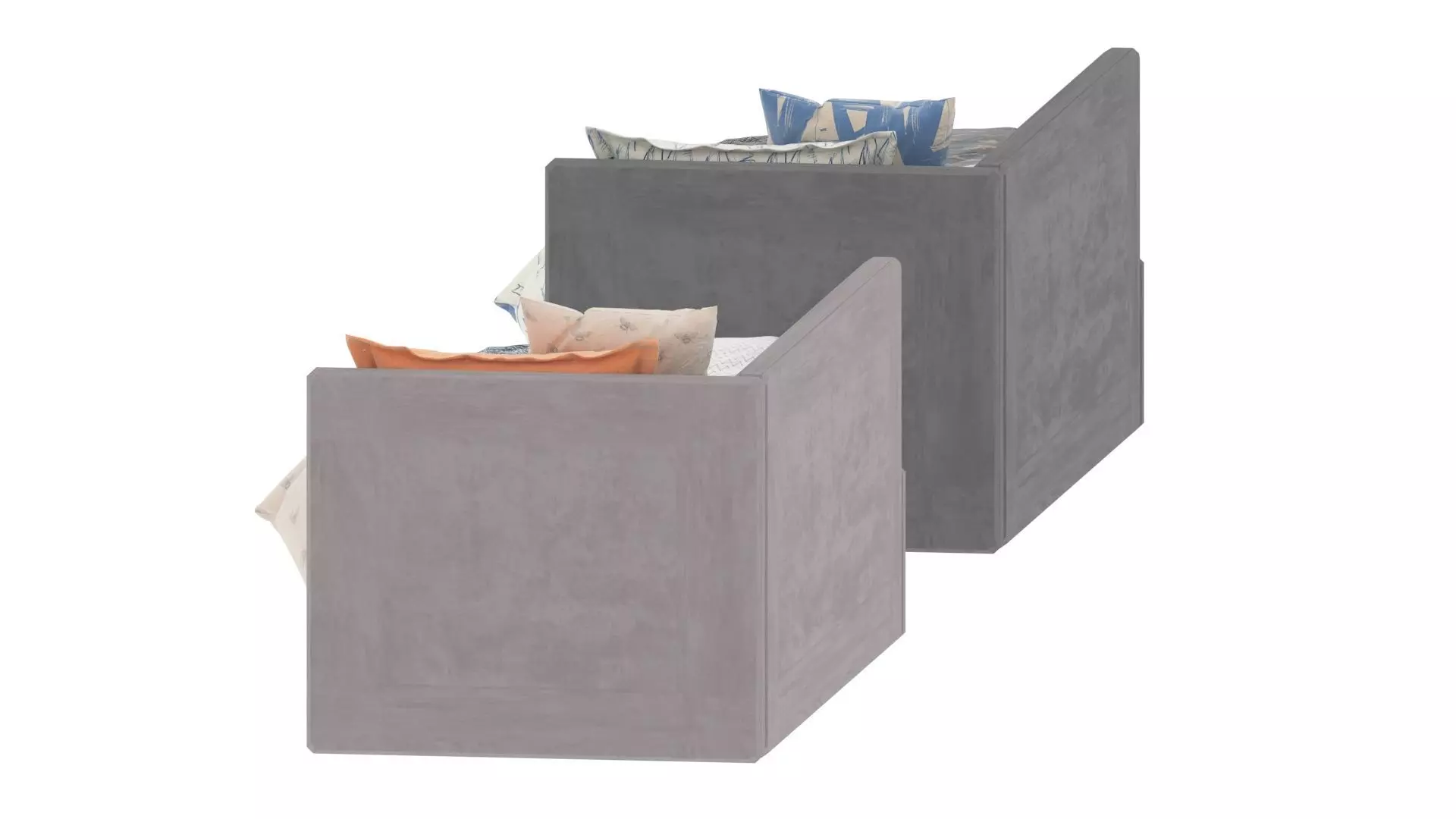 Child Bed Set 3D model_9