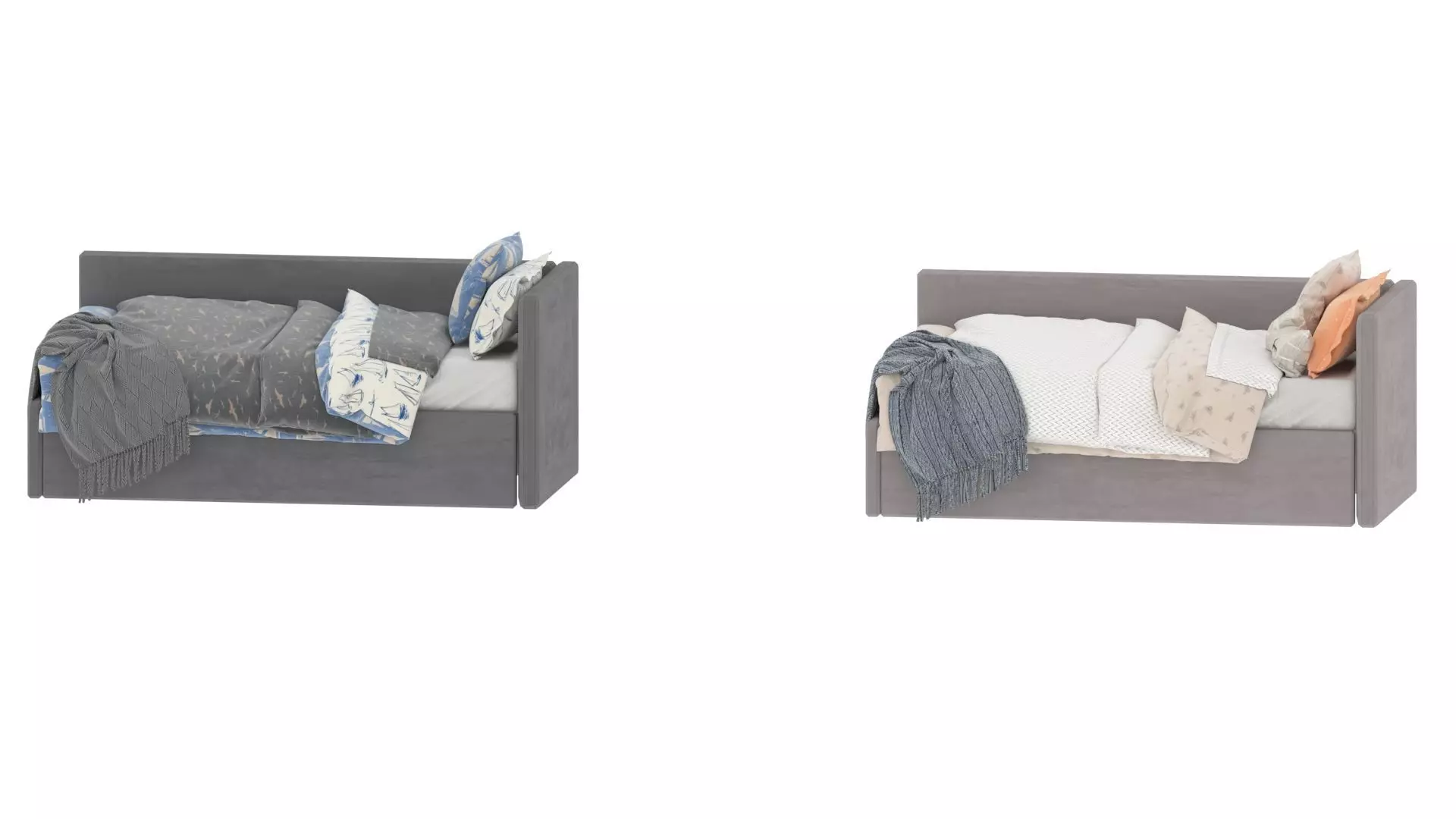 Child Bed Set 3D model_13