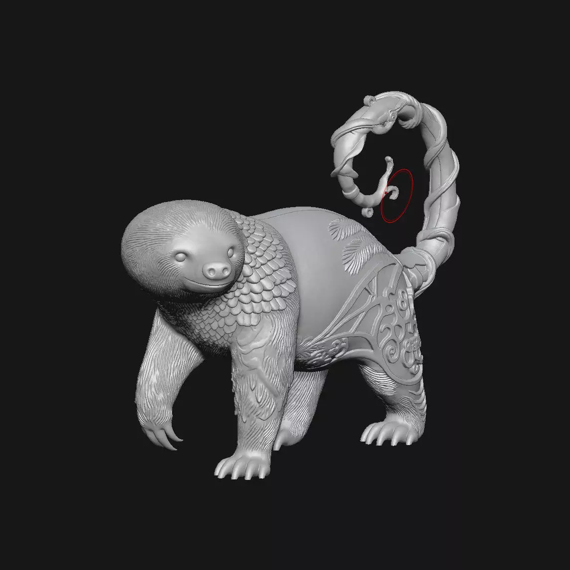 sloths 3D print model_1
