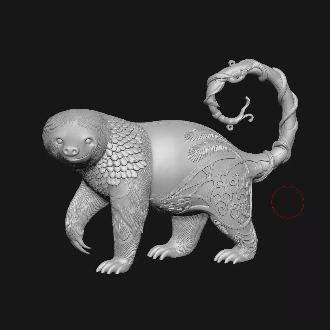 sloths 3D print model_6