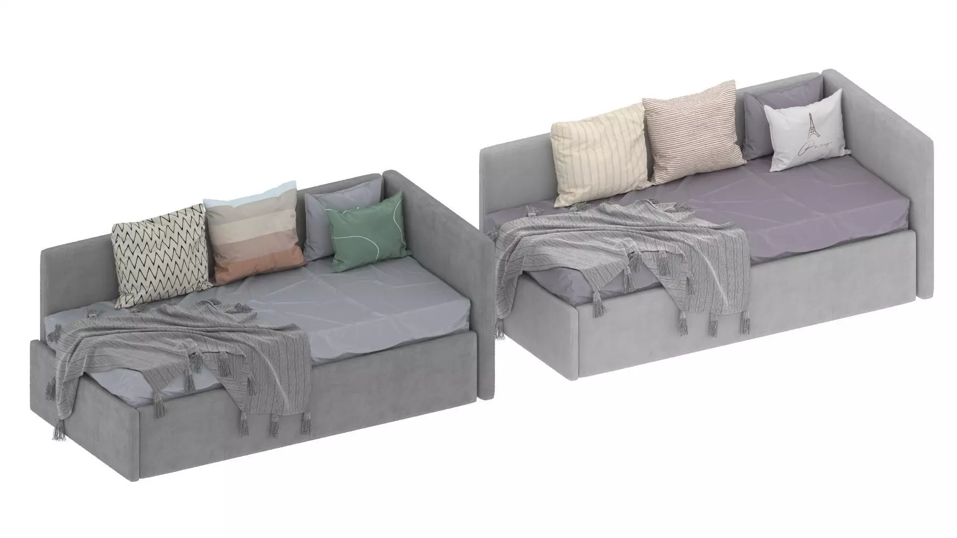 Child Bed Set 2 3D model_0