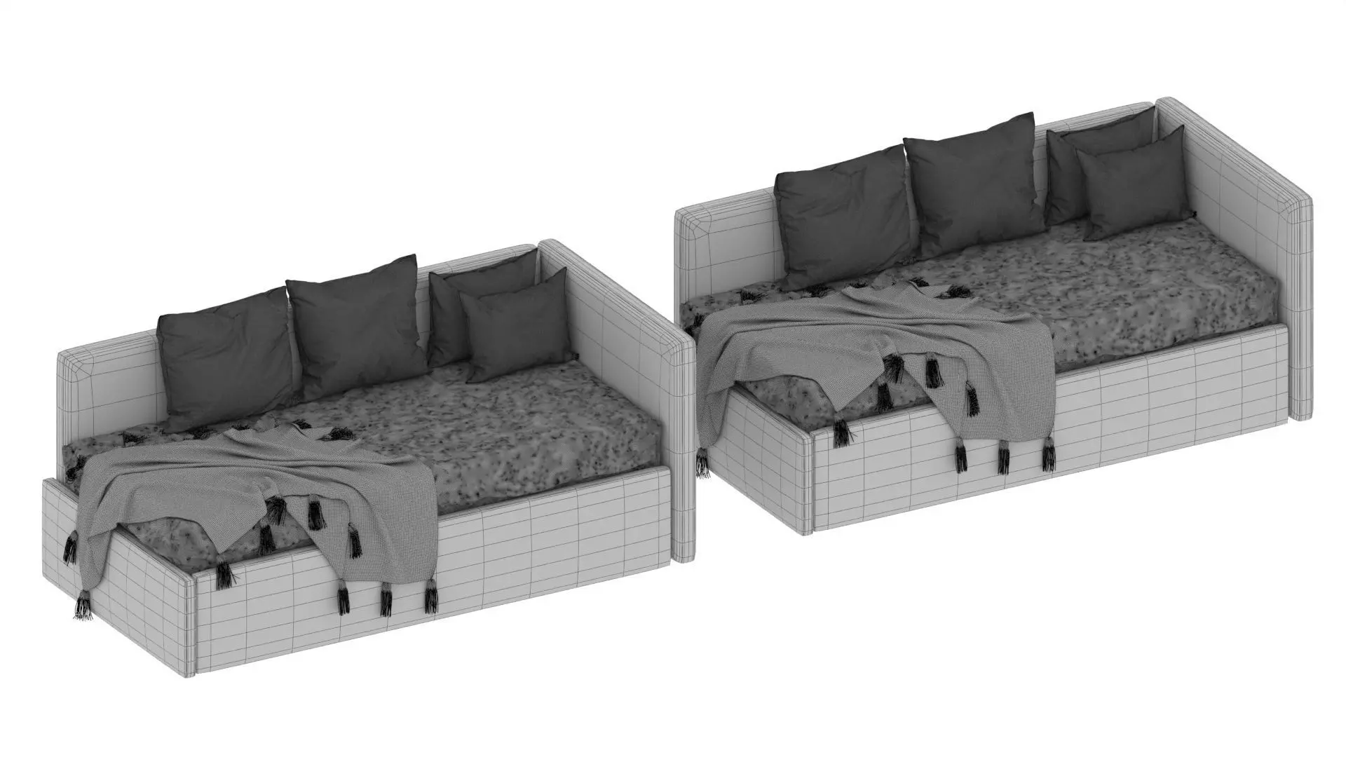 Child Bed Set 2 3D model_16