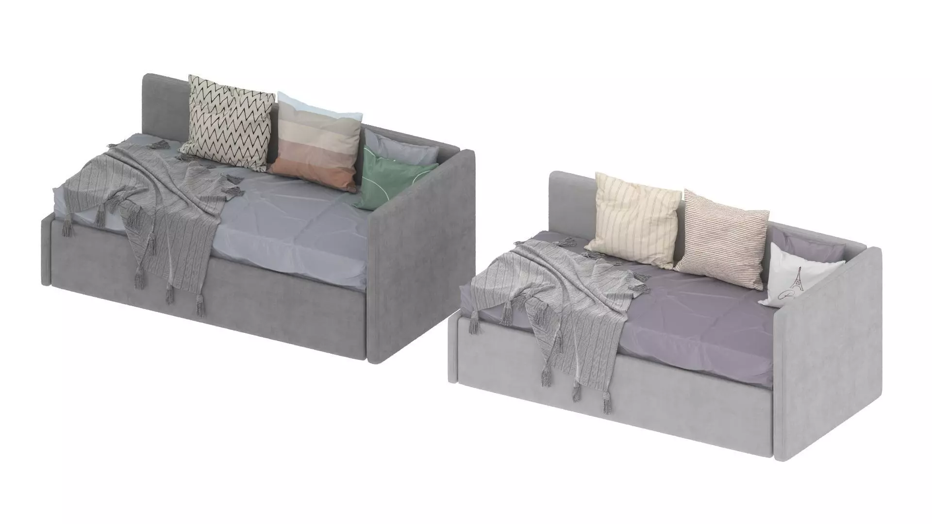 Child Bed Set 2 3D model_13