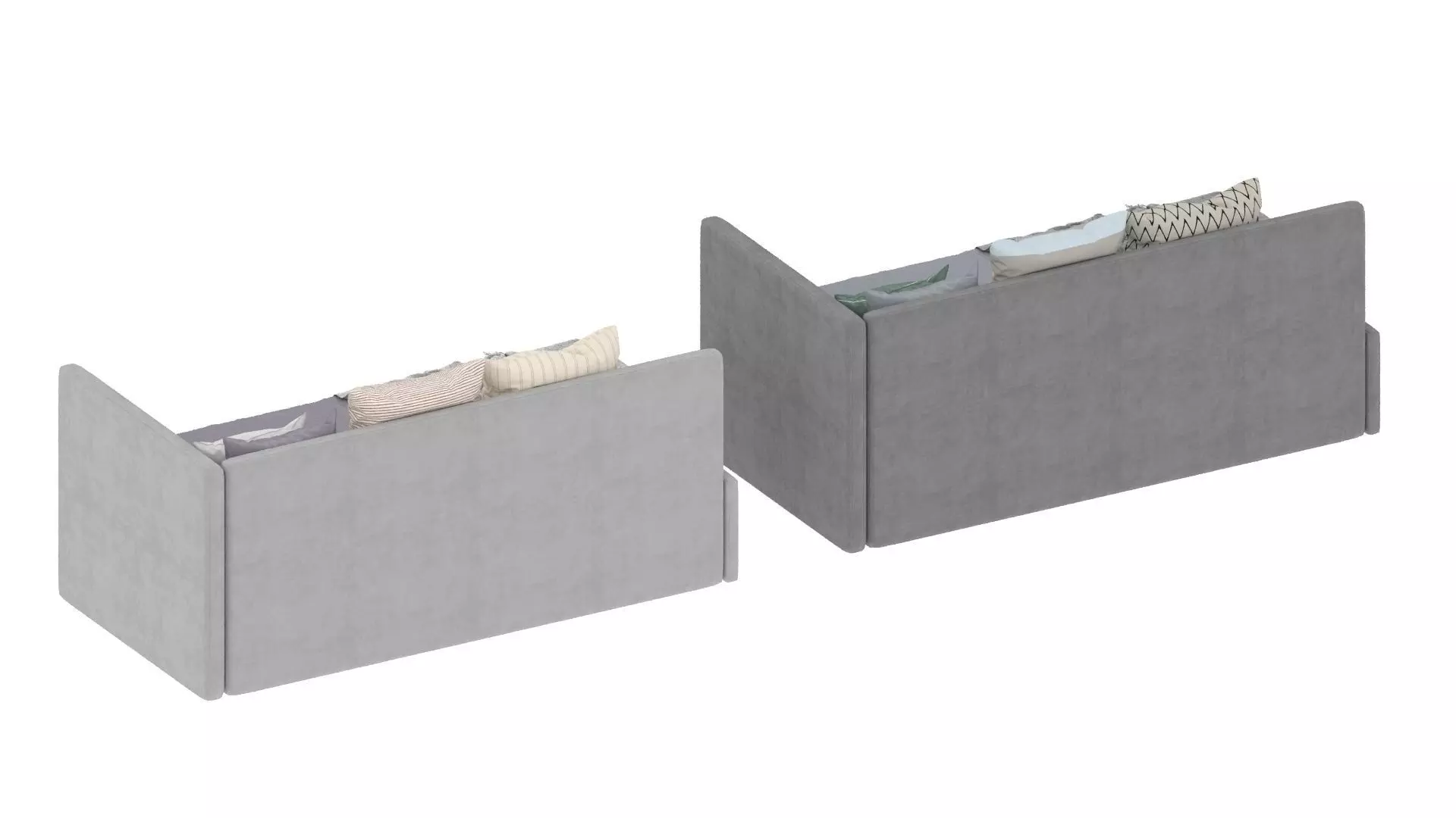 Child Bed Set 2 3D model_8