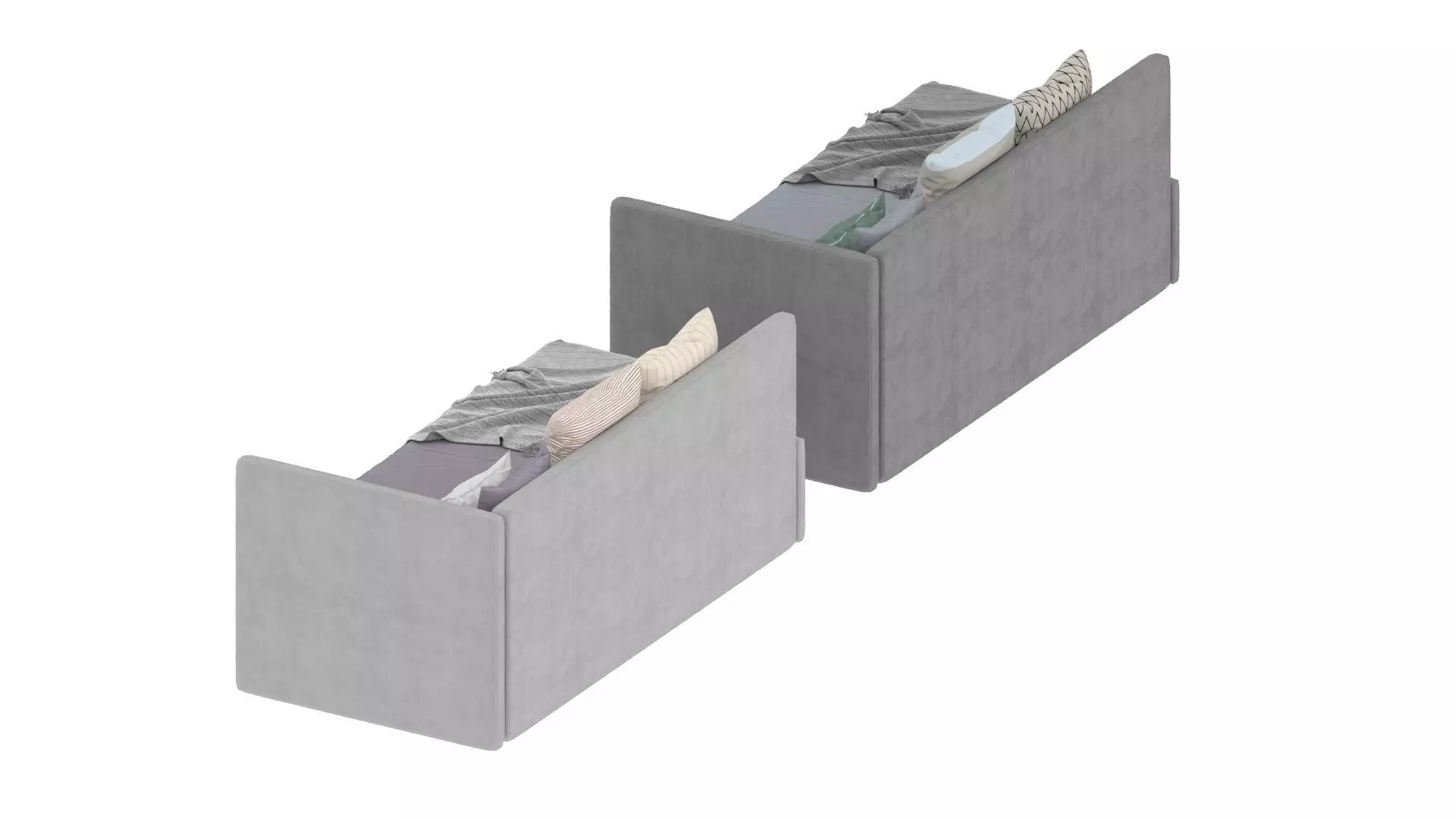 Child Bed Set 2 3D model_9