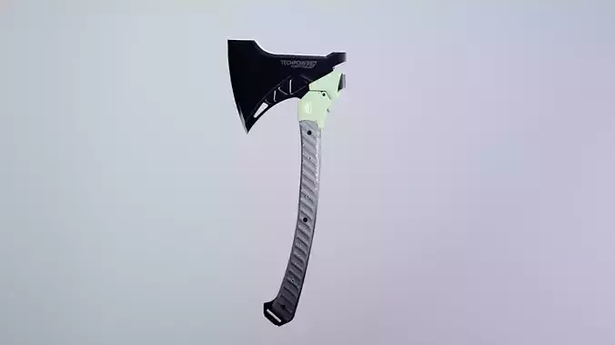 Futuristic Tactical Axe 3D model