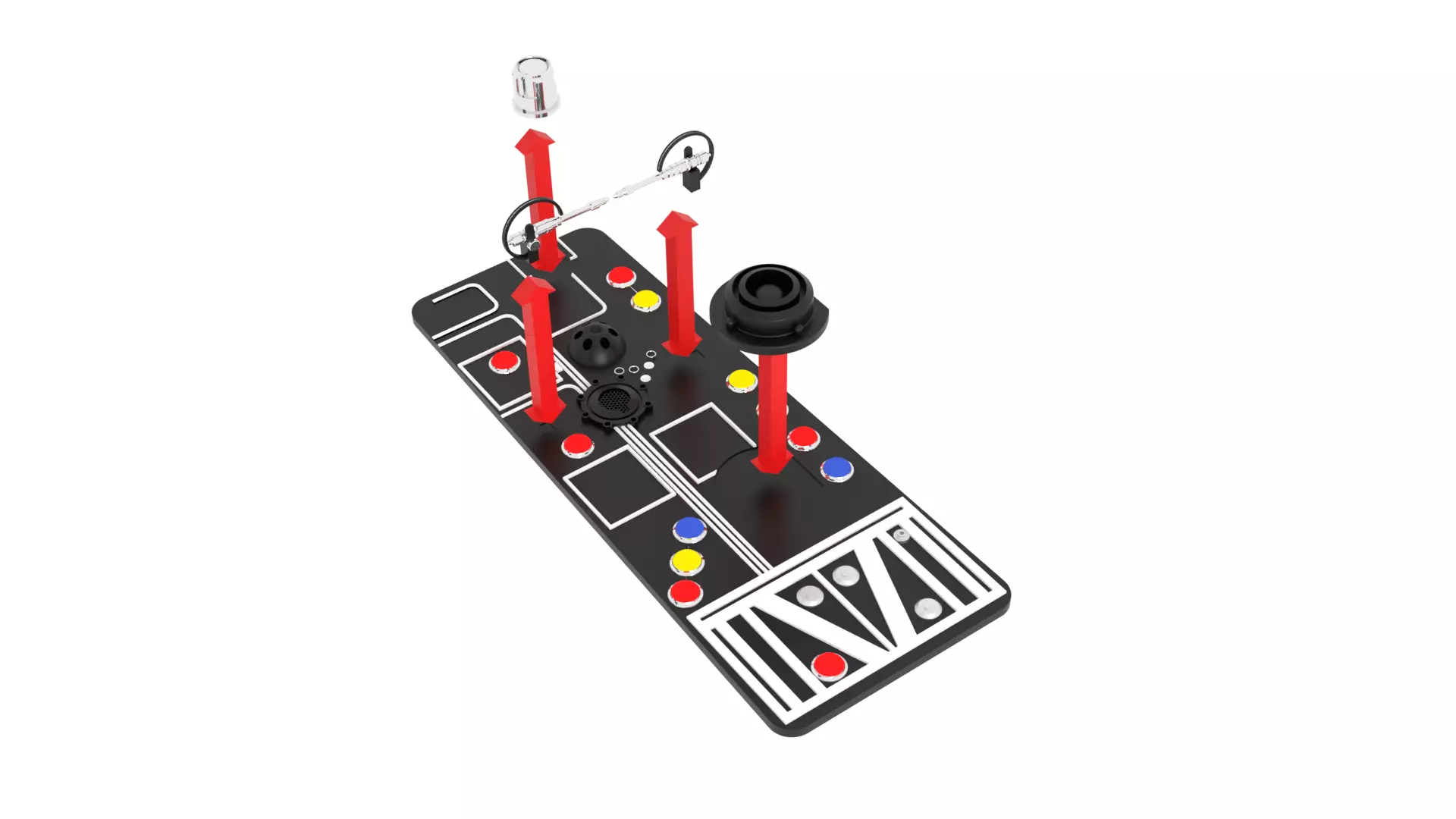 Set 2g - Tractor Beam Power Generator 1-6 scale Hottoys 3D print model_18