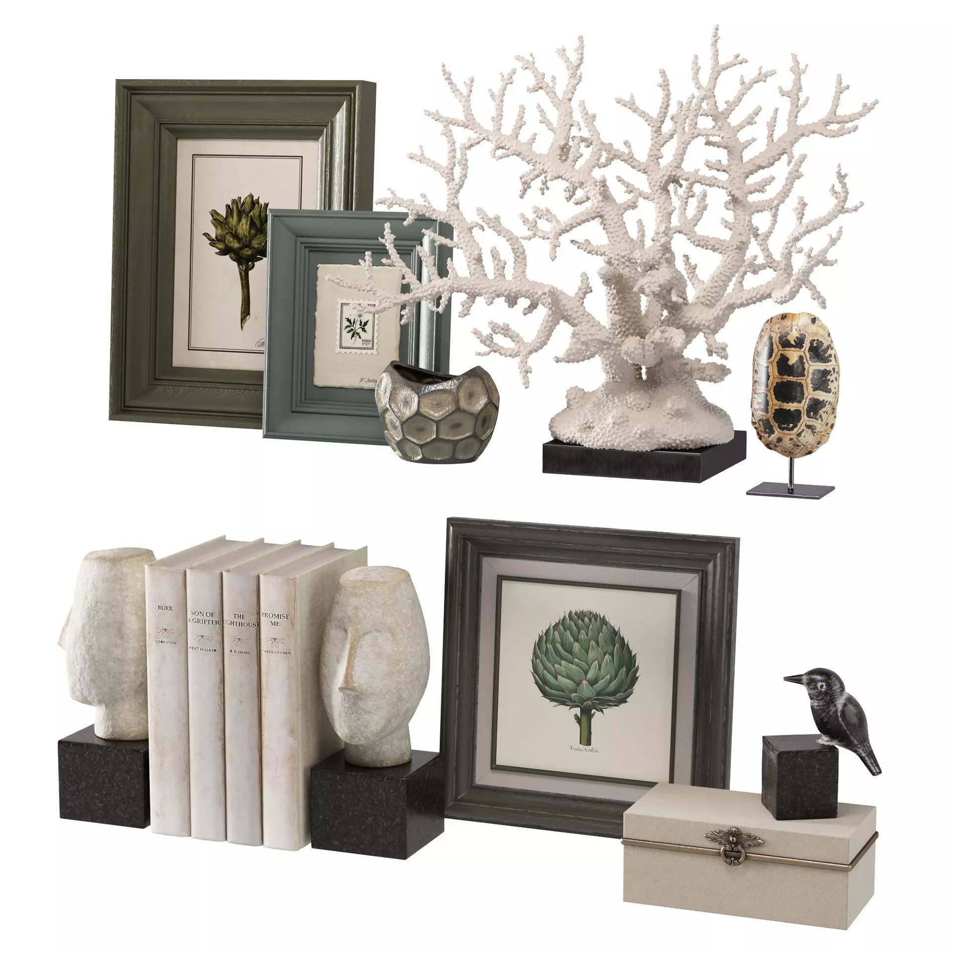 Decorative Set 02 3D model_3