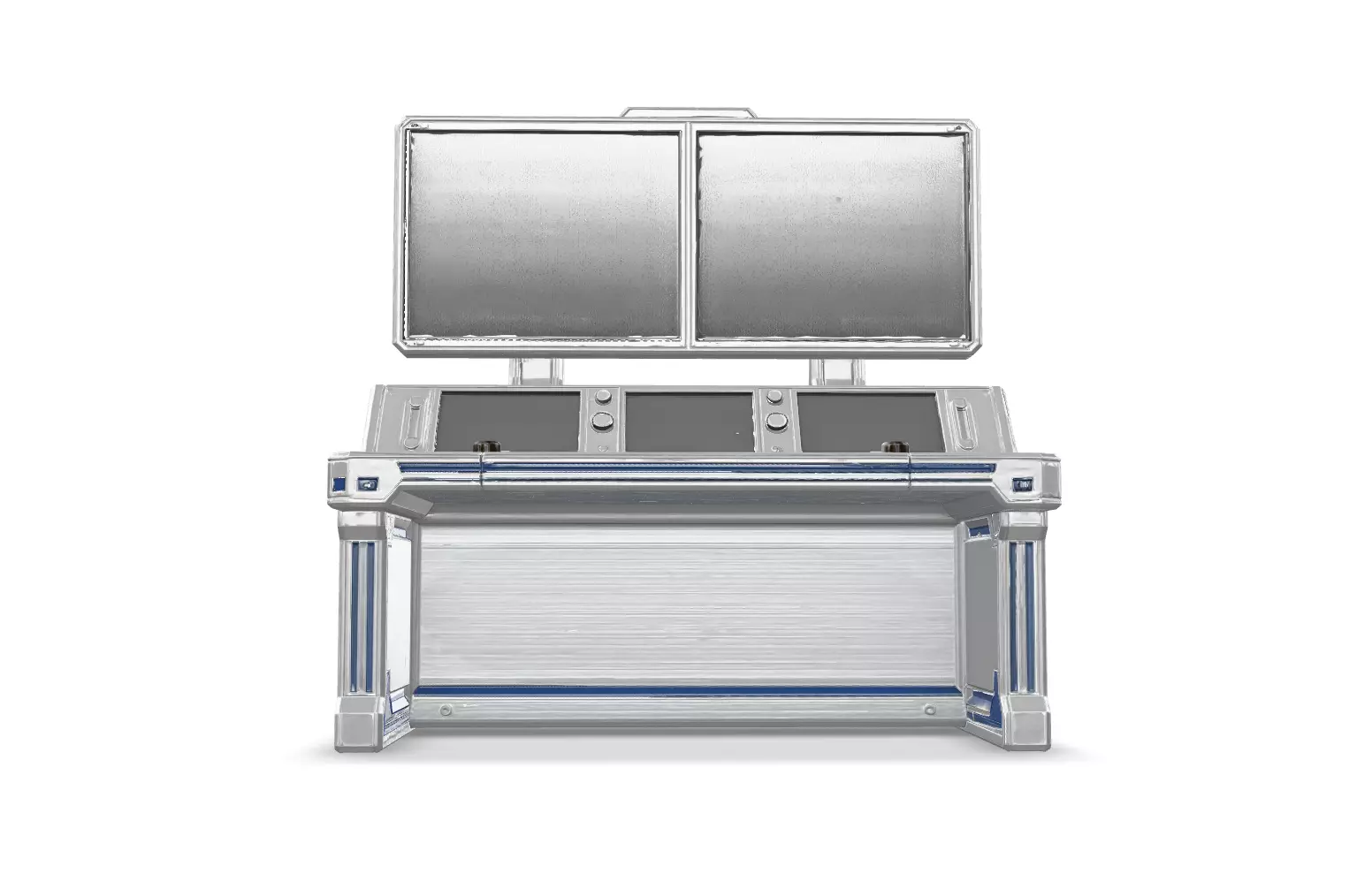 Sci Fi Lab Consoles Low-poly 3D model_20