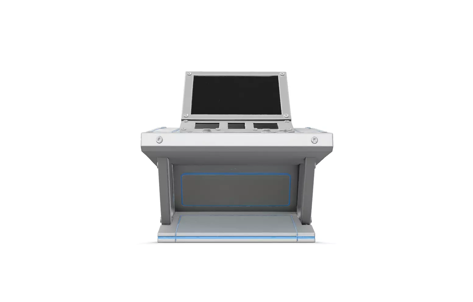 Sci Fi Lab Consoles Low-poly 3D model_24