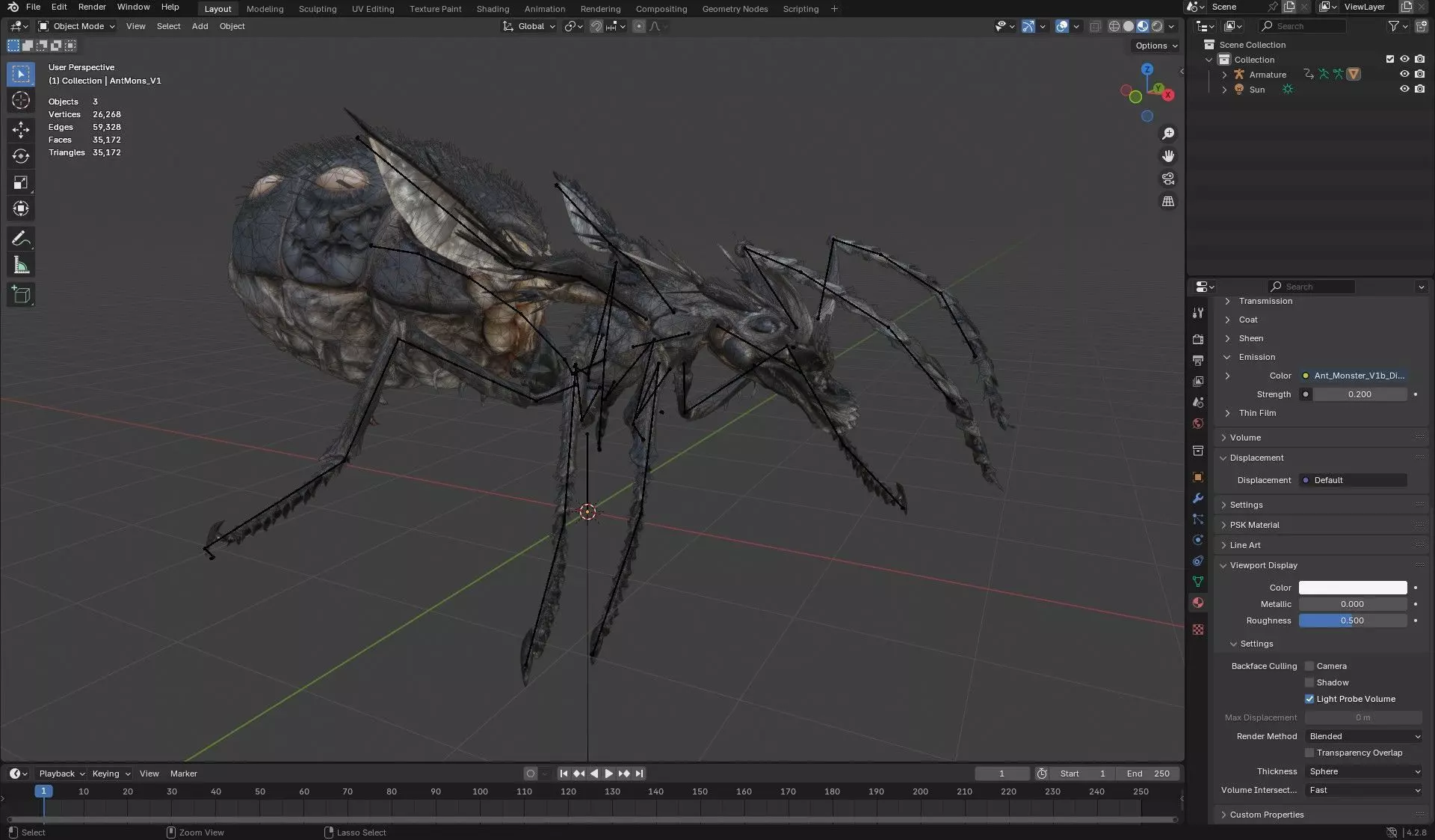 Ant Monster-V1b 3D model_18