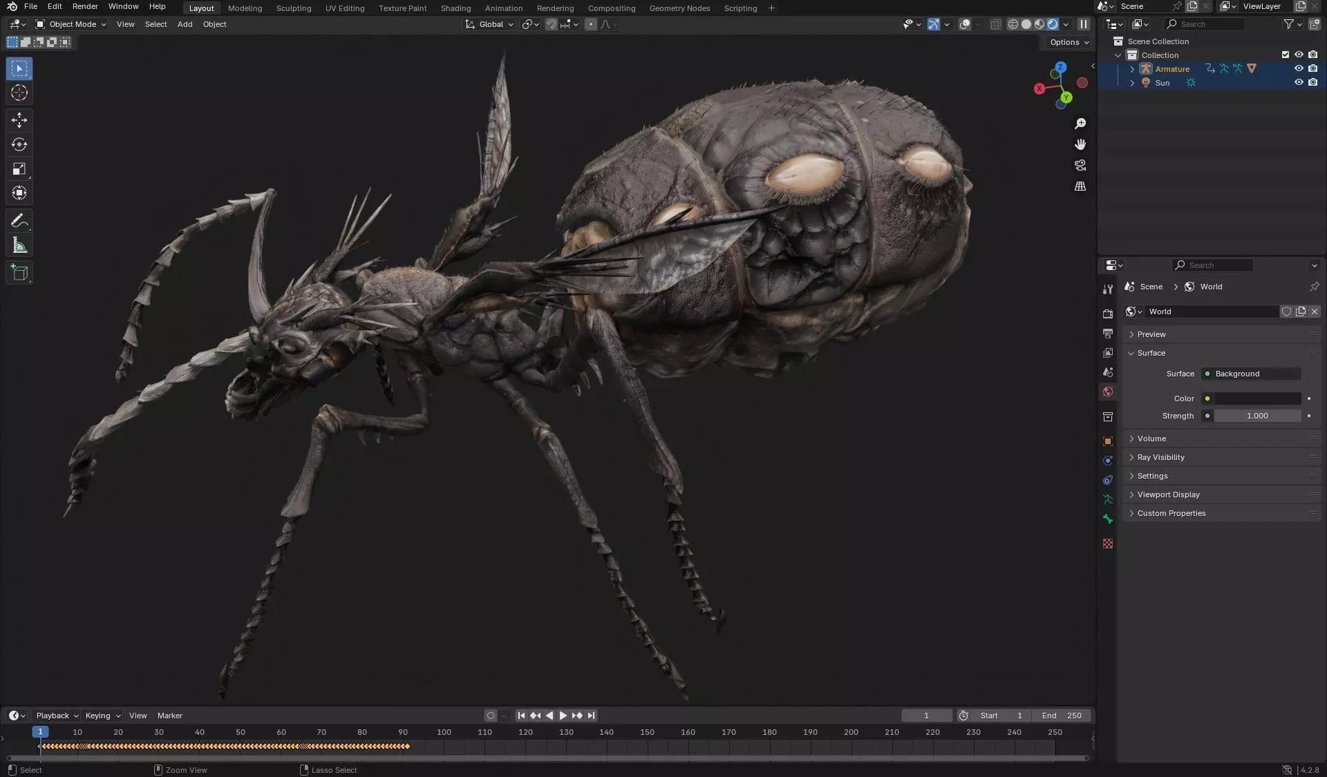 Ant Monster-V1b 3D model_22