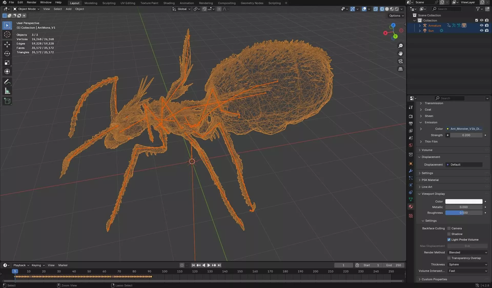 Ant Monster-V1b 3D model_20