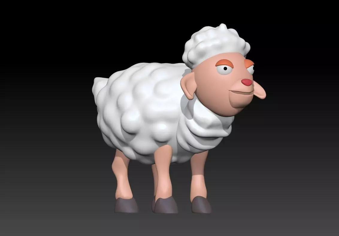 Sheep 3D Model 3D model_6