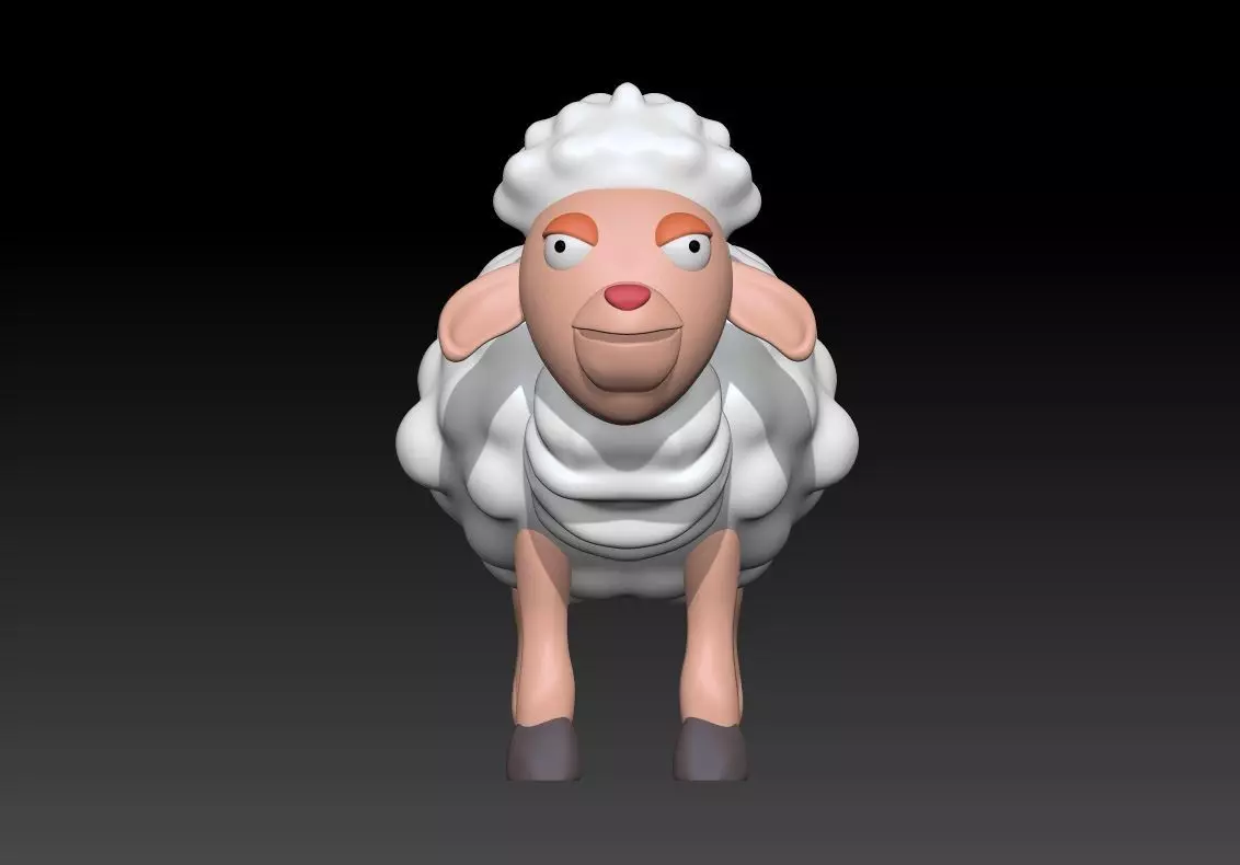 Sheep 3D Model 3D model_5
