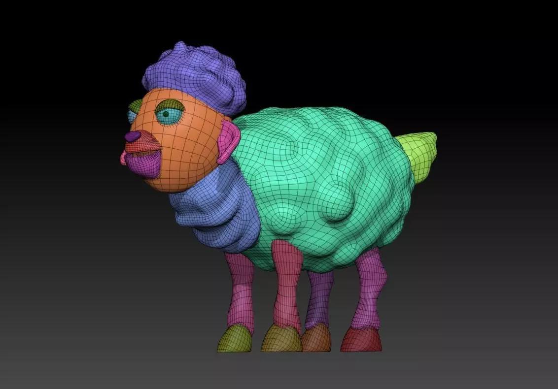 Sheep 3D Model 3D model_11