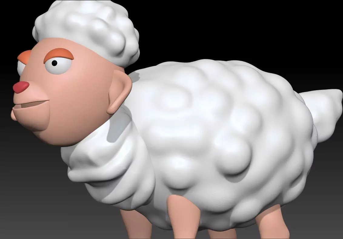 Sheep 3D Model 3D model_4