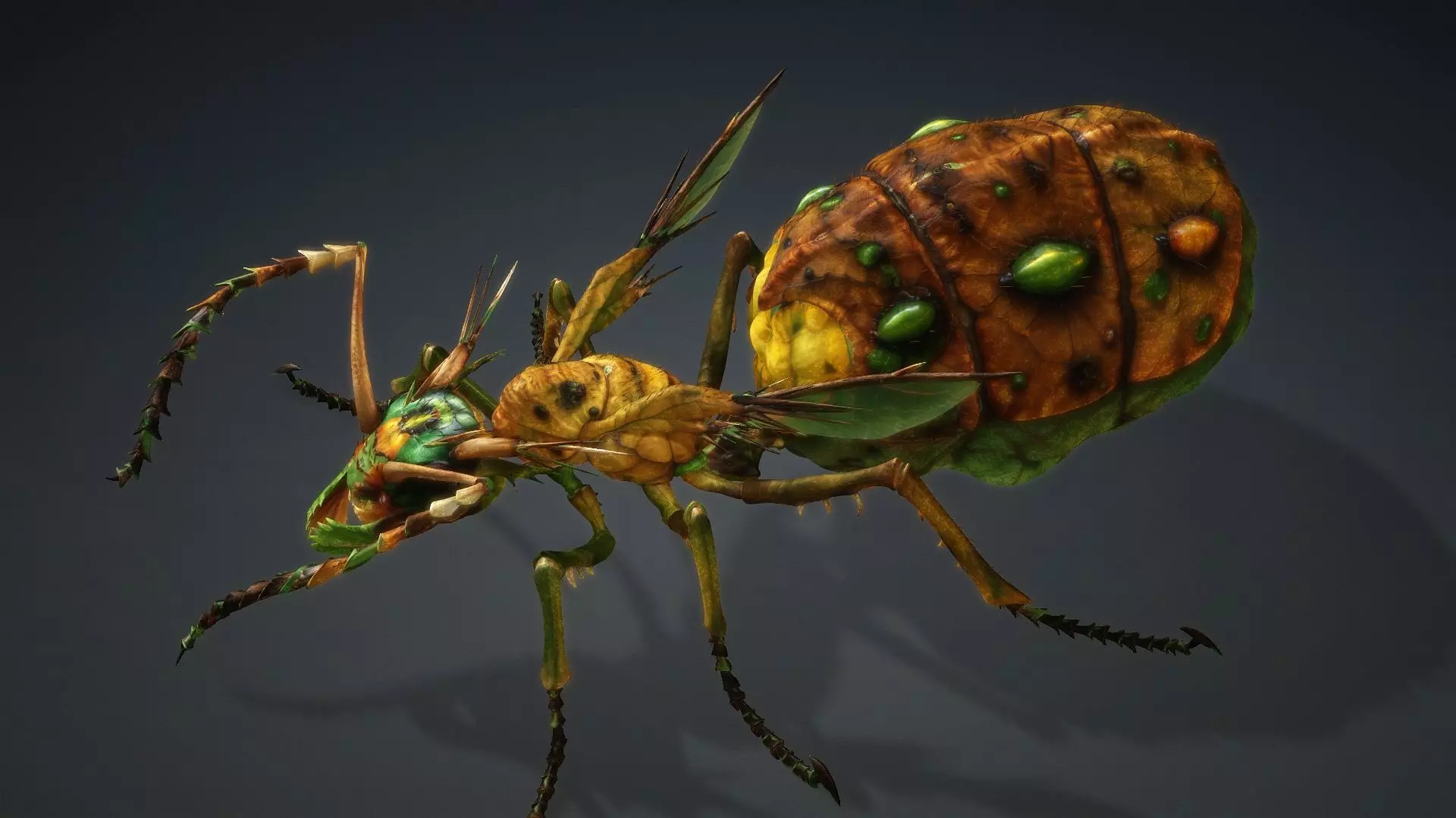 Ant Monster-V1d 3D model_10