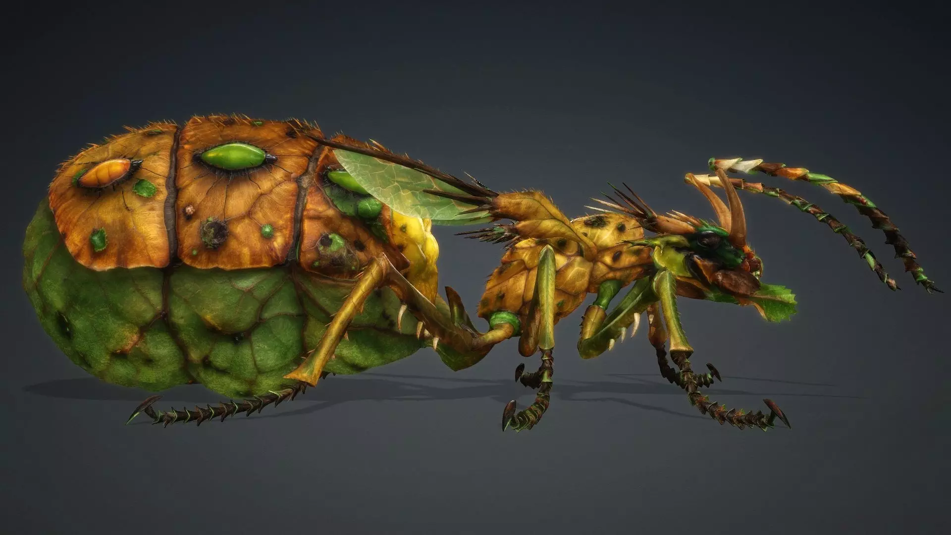 Ant Monster-V1d 3D model_3