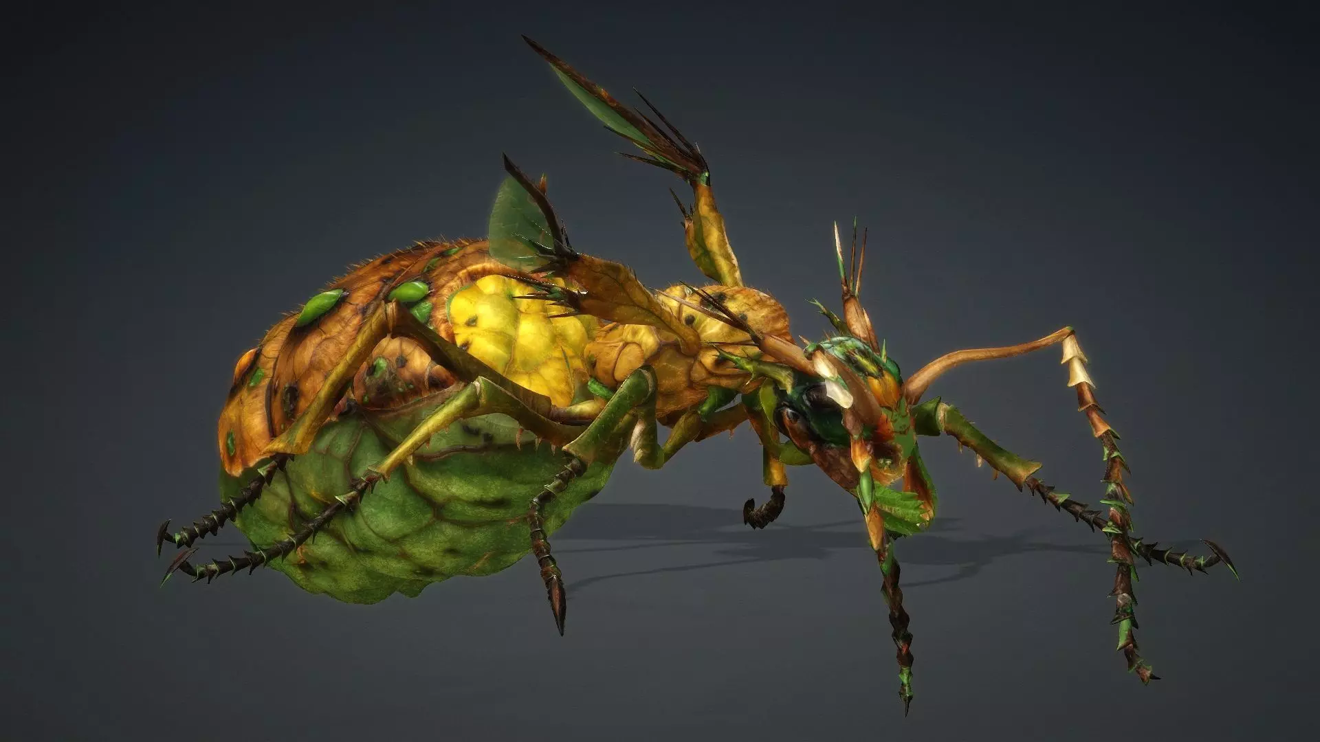 Ant Monster-V1d 3D model_4