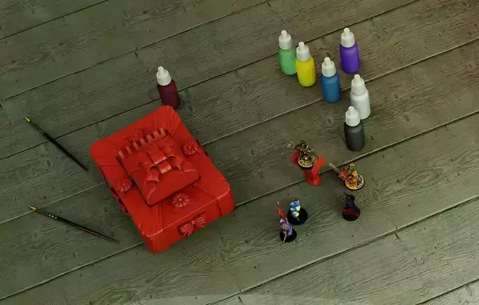 Christmas Painting Box