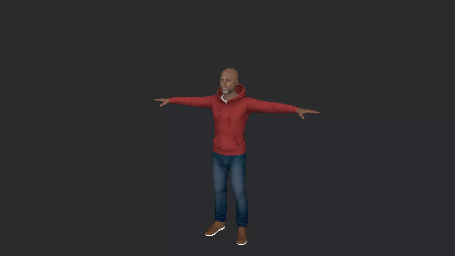 Omar Little Hyper Realistic Full Body Fully Rigged 3D model_18