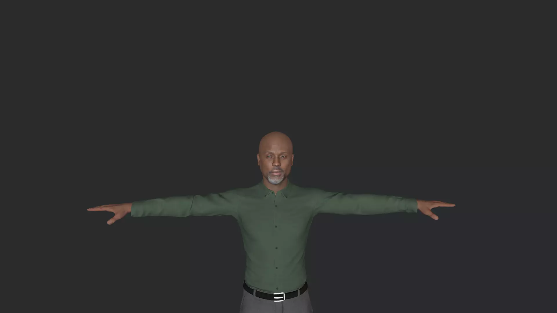 Omar Little Hyper Realistic Full Body Fully Rigged 3D model_6