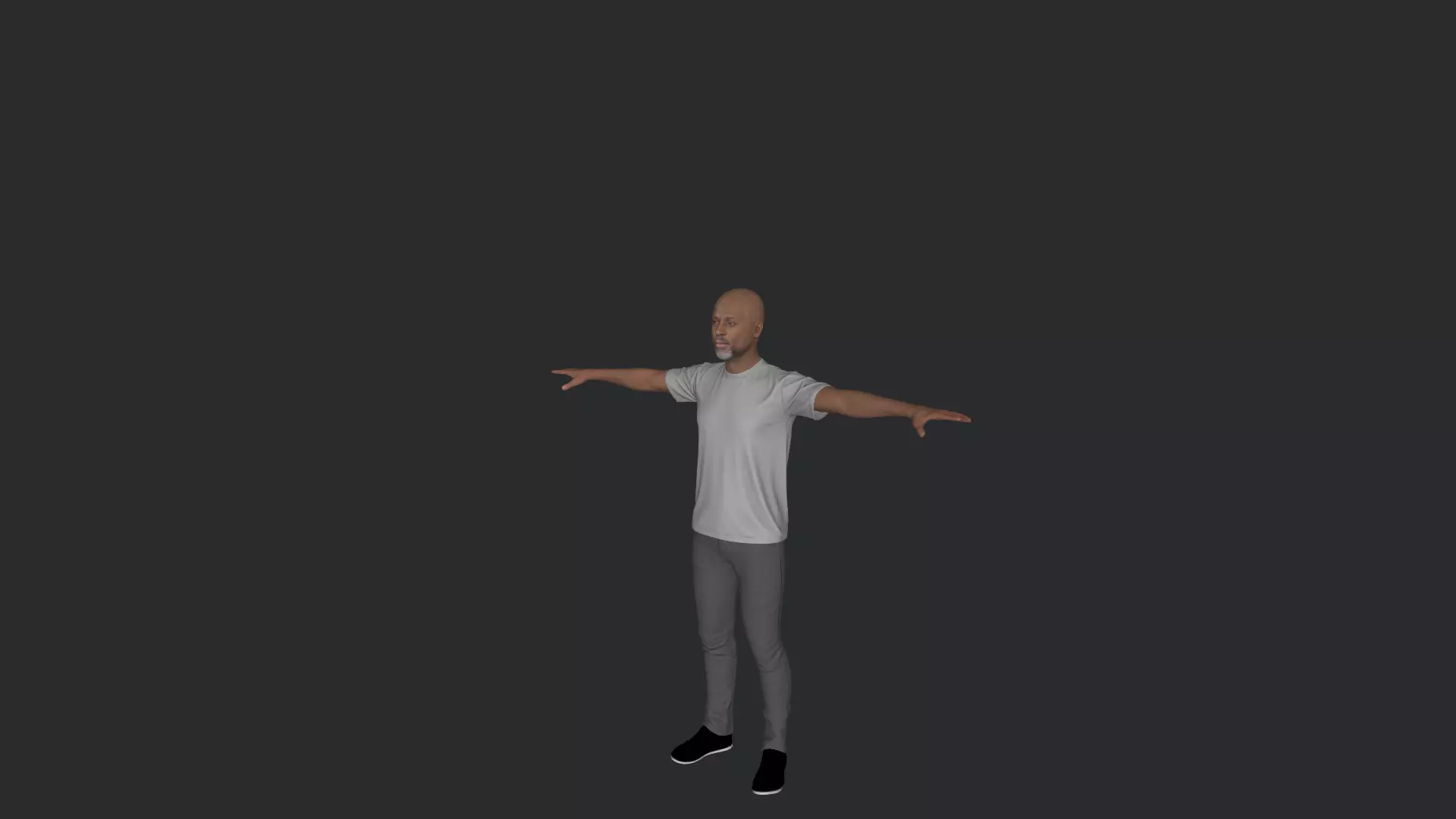 Omar Little Hyper Realistic Full Body Fully Rigged 3D model_28