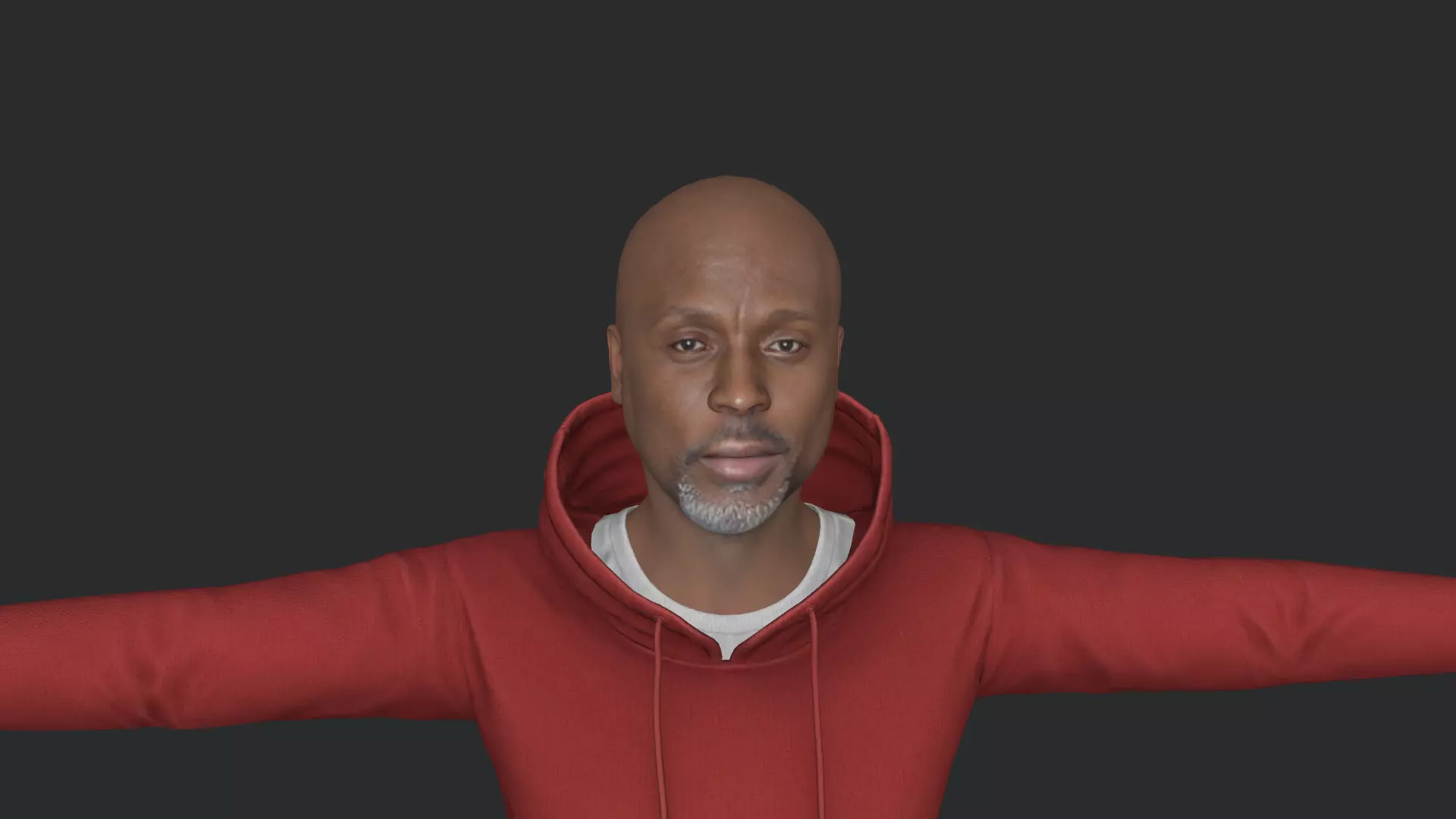 Omar Little Hyper Realistic Full Body Fully Rigged 3D model_15
